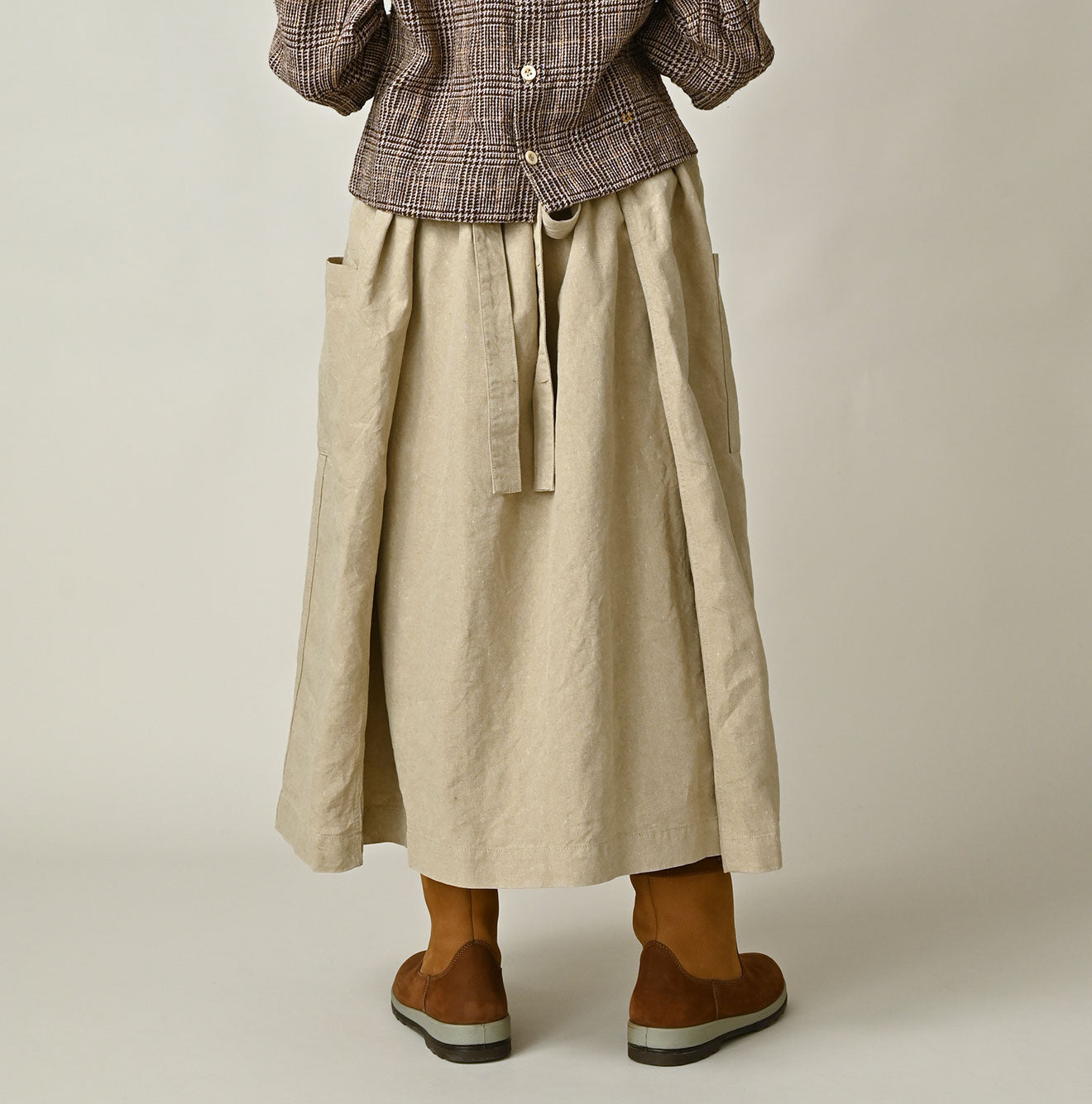 45R Linen Apron Skirt