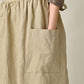 45R Linen Apron Skirt