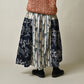 45R Khadi Block-Print Patchwork Skirt