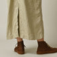 45R Linen Herringbone Overall Skirt