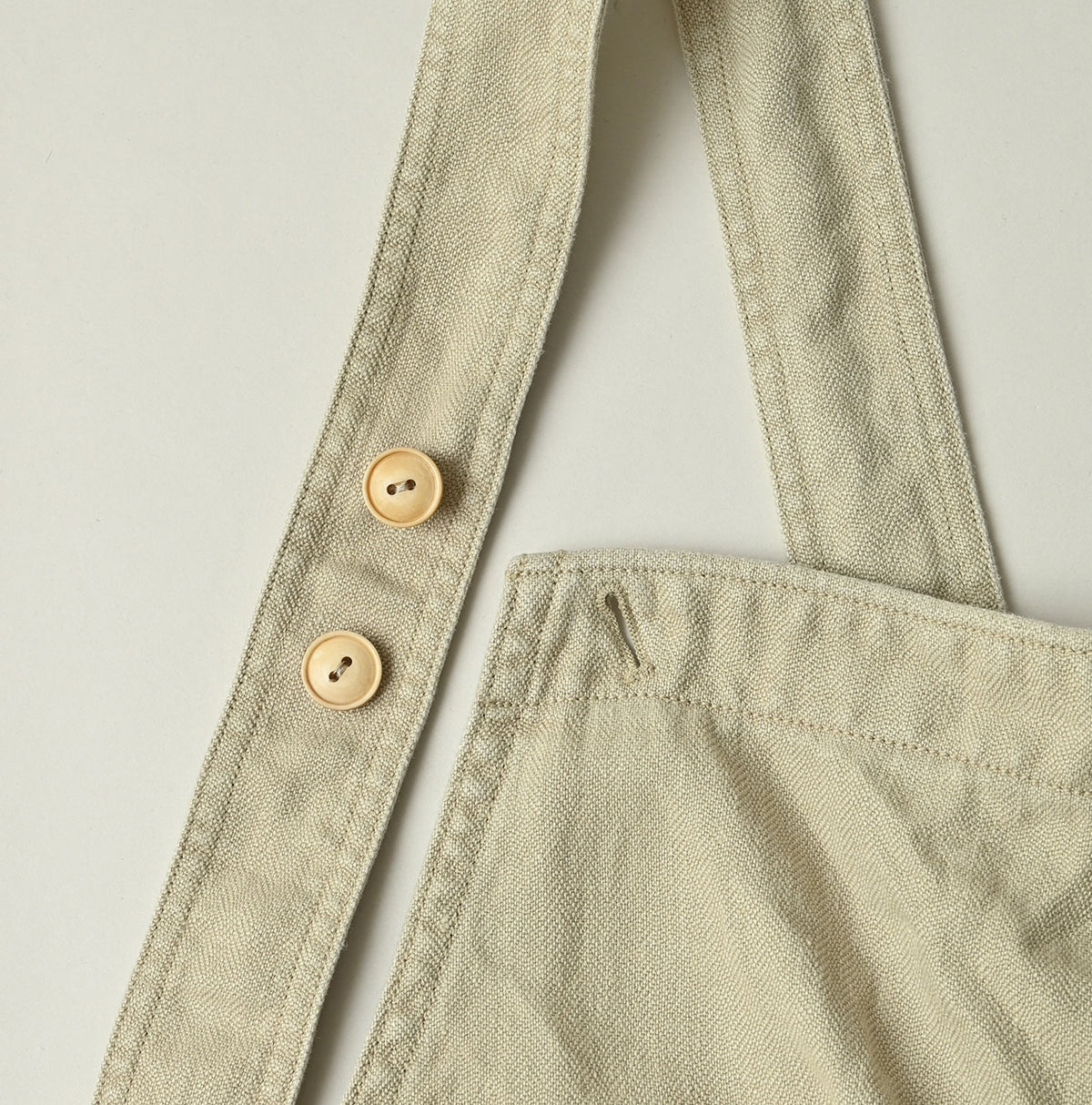 45R Linen Herringbone Overall Skirt