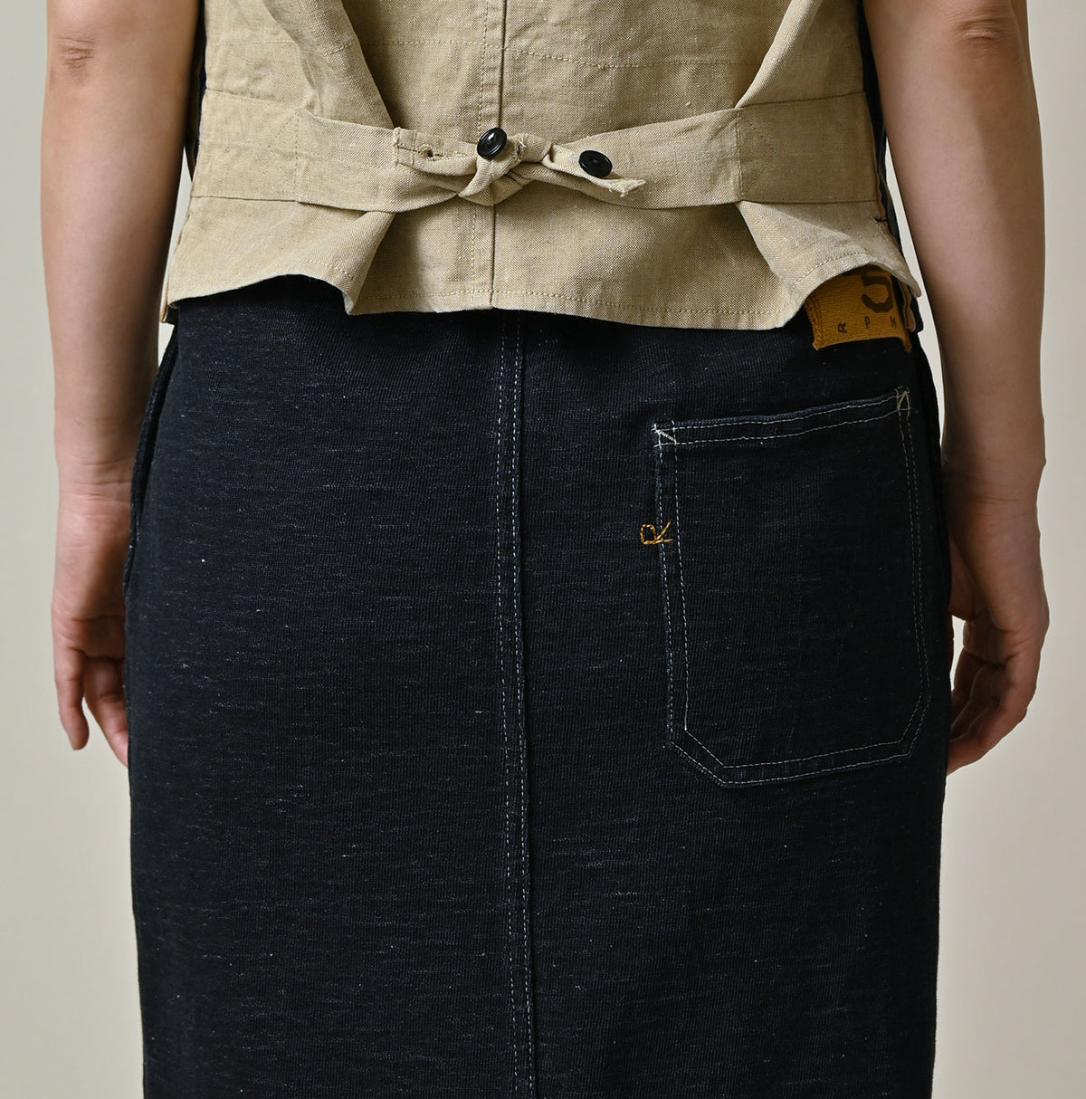 45R Indigo Denim Tenjiku Skirt