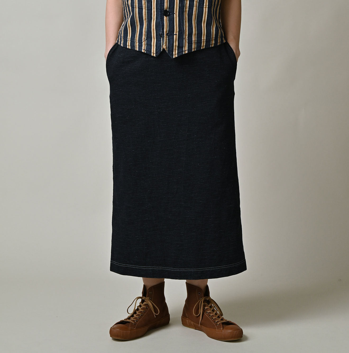 45R Indigo Denim Tenjiku Skirt
