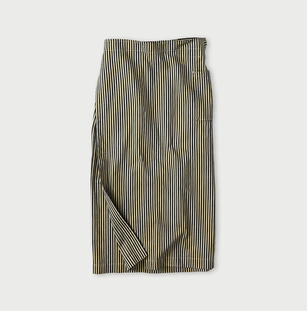45R Indigo Hickory Wrap Skirt