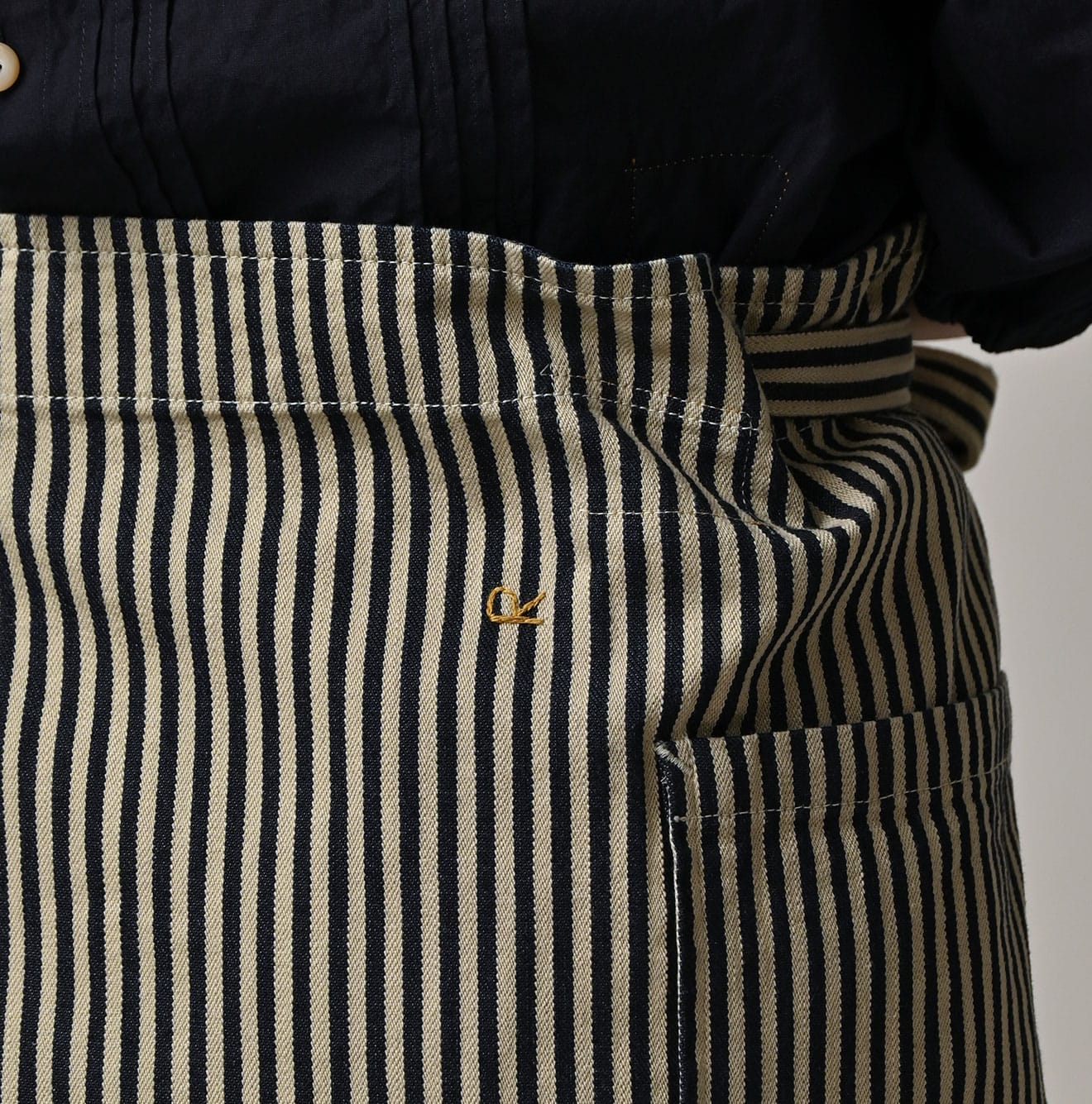 Indigo Hickory Wrap Skirt - Image 14