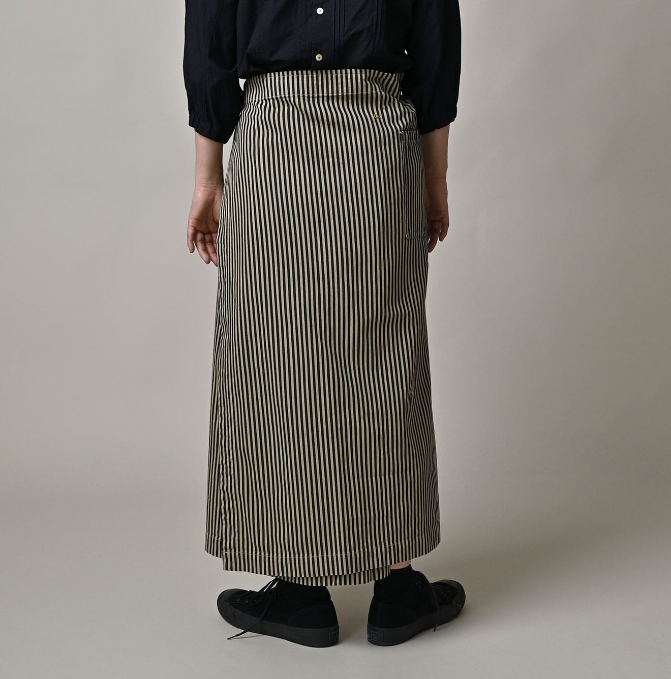 Indigo Hickory Wrap Skirt - Image 7