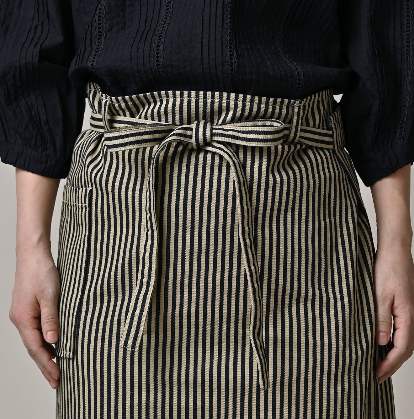 Indigo Hickory Wrap Skirt - Image 10