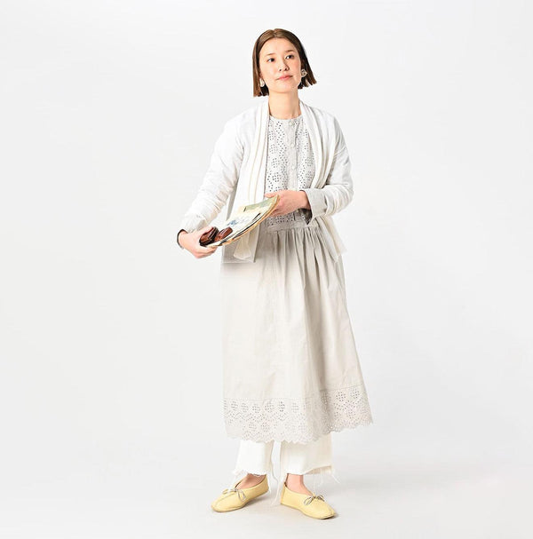 Light Gabardine Cutwork Dress - 45R by 45rpm studio