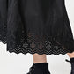 45R Light Gabardine Cutwork Dress