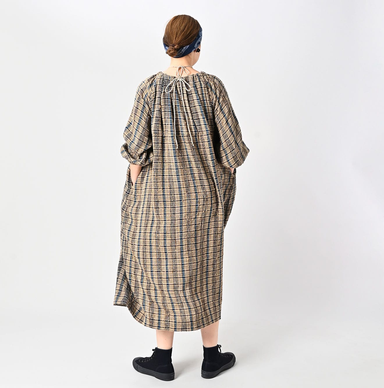 45R Silk Tanba-cloth Dress