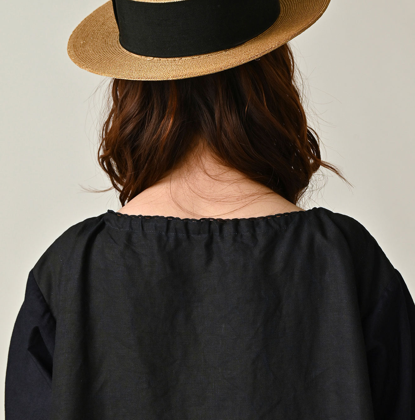 45R Indigo Linen Sack Dress - Image 8