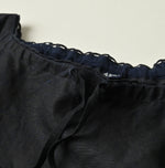 45R Indigo Linen Sack Dress