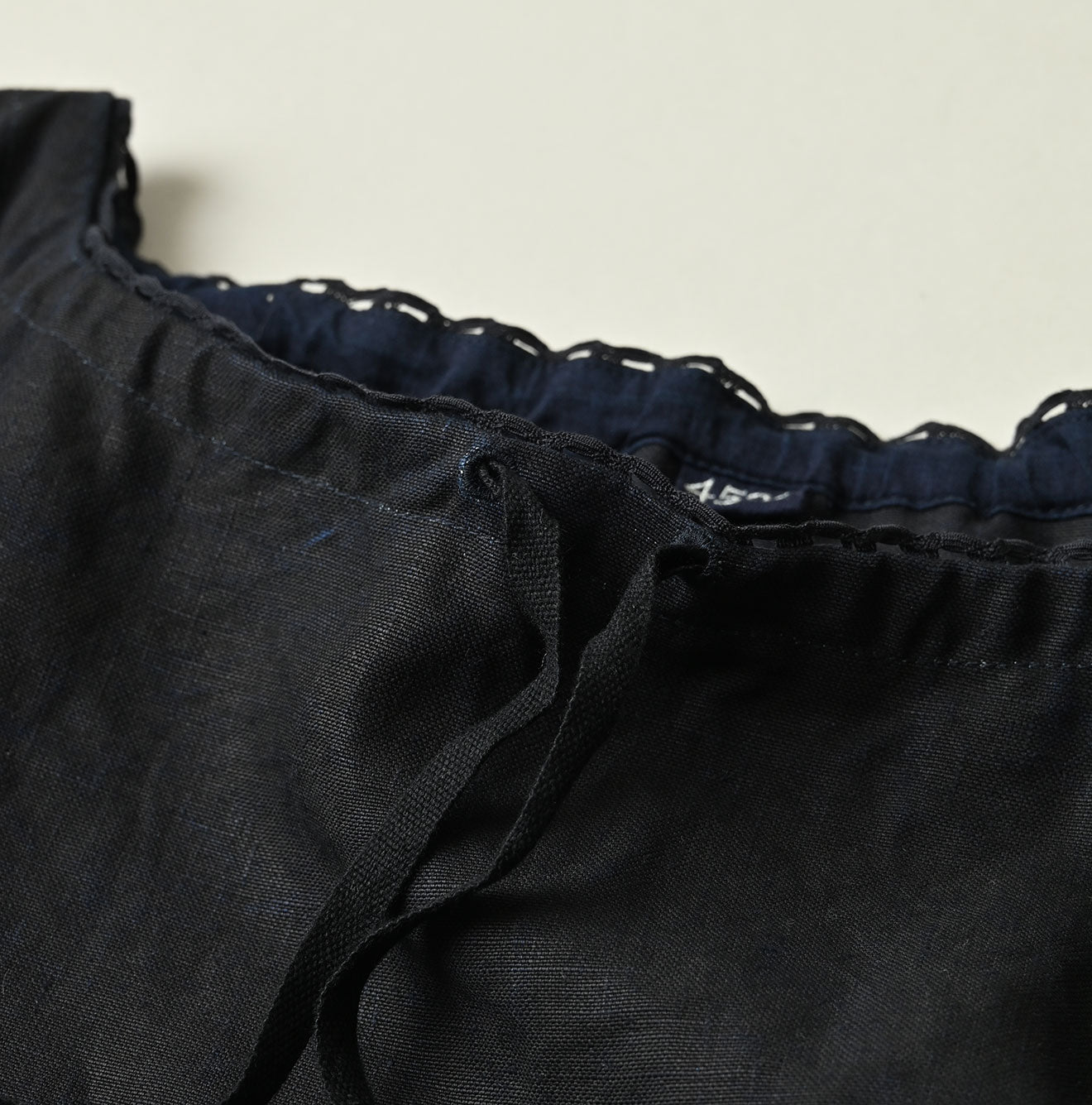 45R Indigo Linen Sack Dress - Image 12