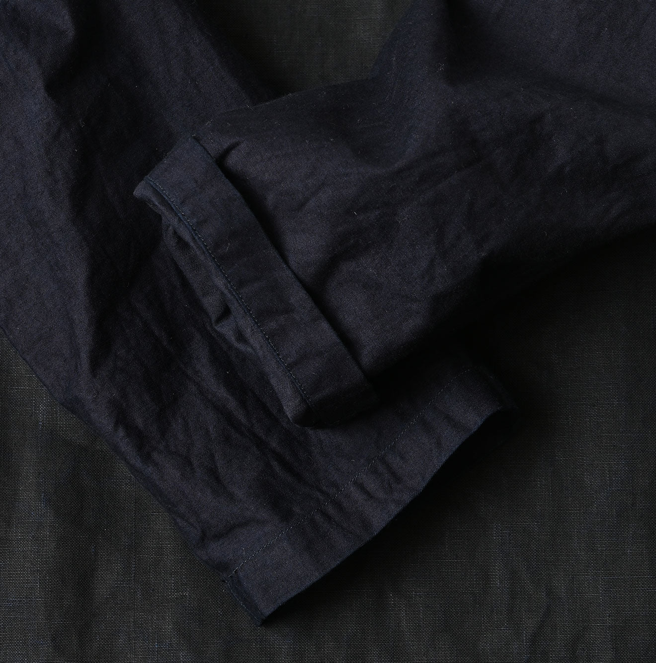 45R Indigo Linen Sack Dress