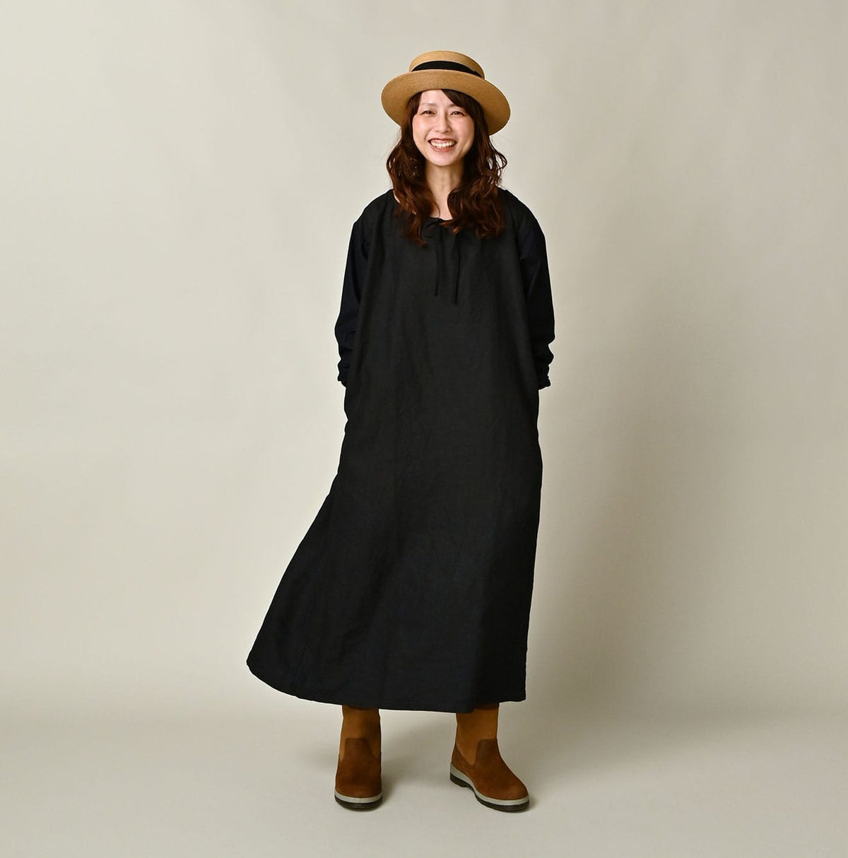 45R | Indigo Linen Sack Dress - Women - One Size - Sumi Indigo 45R | Indigo Linen Sack Dress - Women - One Size - Sumi Indigo