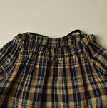 45R Indigo Doublecloth Shirring Dress