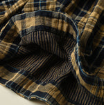 45R Indigo Doublecloth Shirring Dress