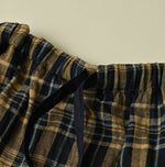 45R Indigo Doublecloth Shirring Dress