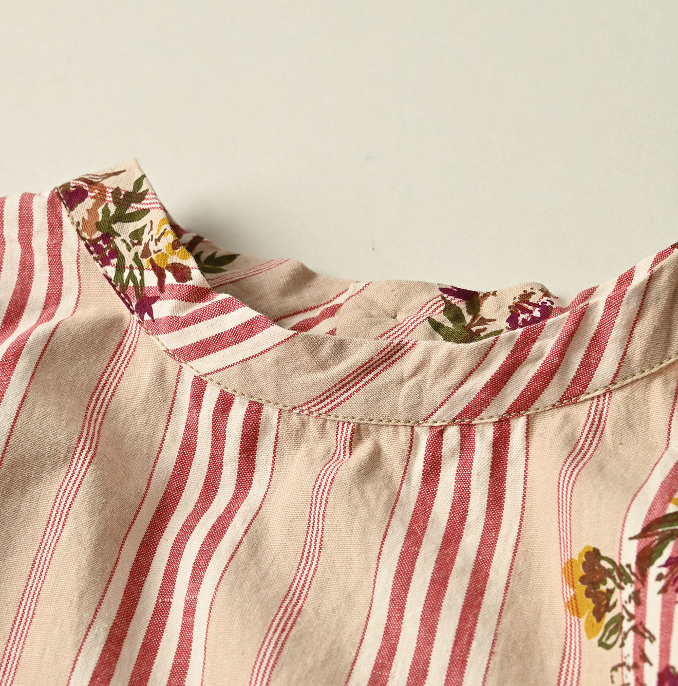 45R Khadi Ox Sajiki Puff Sleeve Dress - Image 15