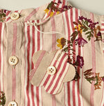 45R Khadi Ox Sajiki Puff Sleeve Dress