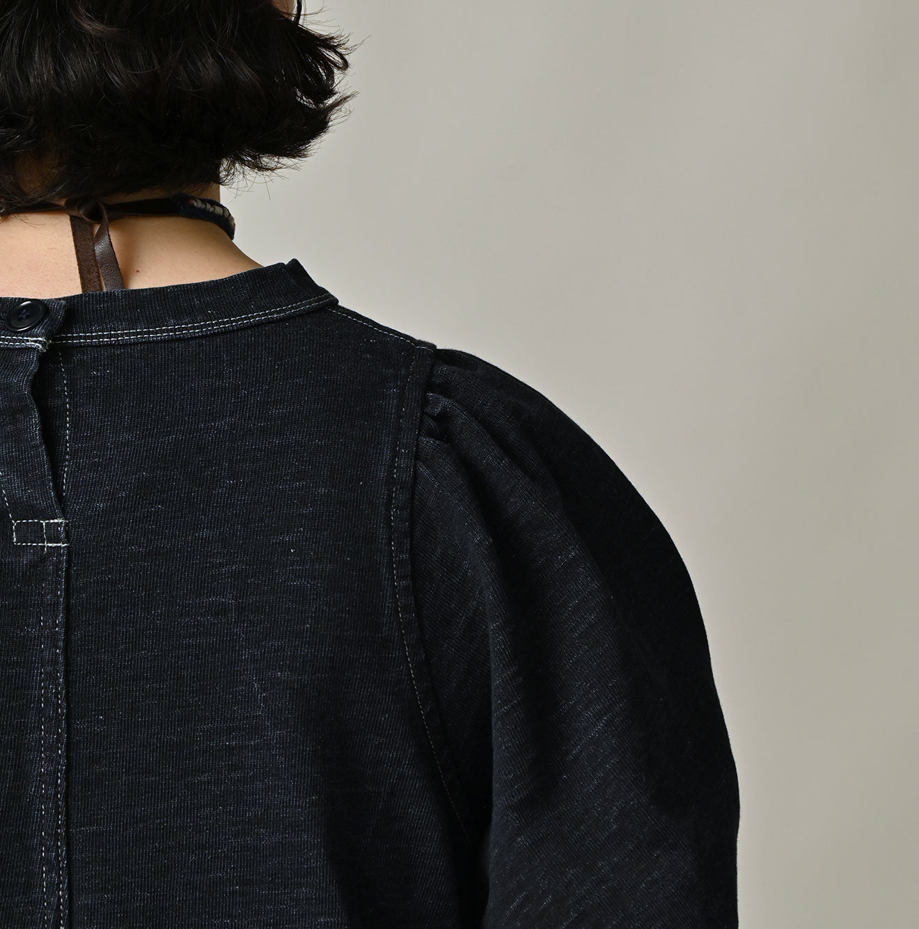 45R Indigo Denim Tenjiku Dress