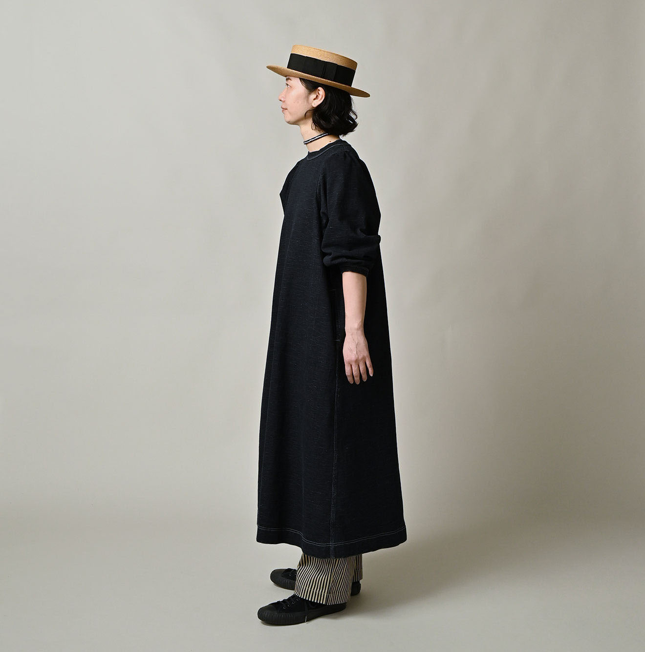 45R Indigo Denim Tenjiku Dress