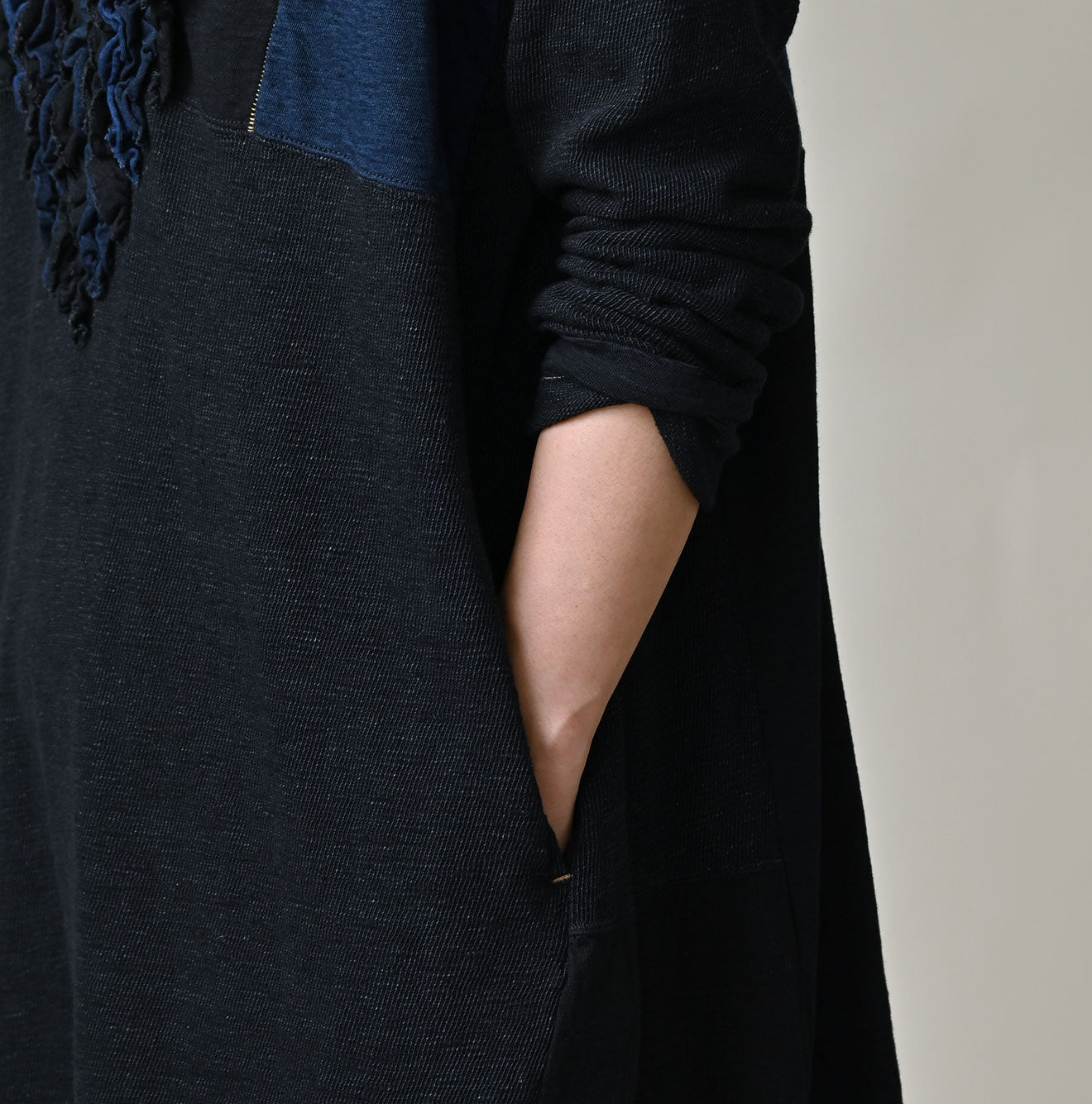 45R Indigo Iroiro Dress