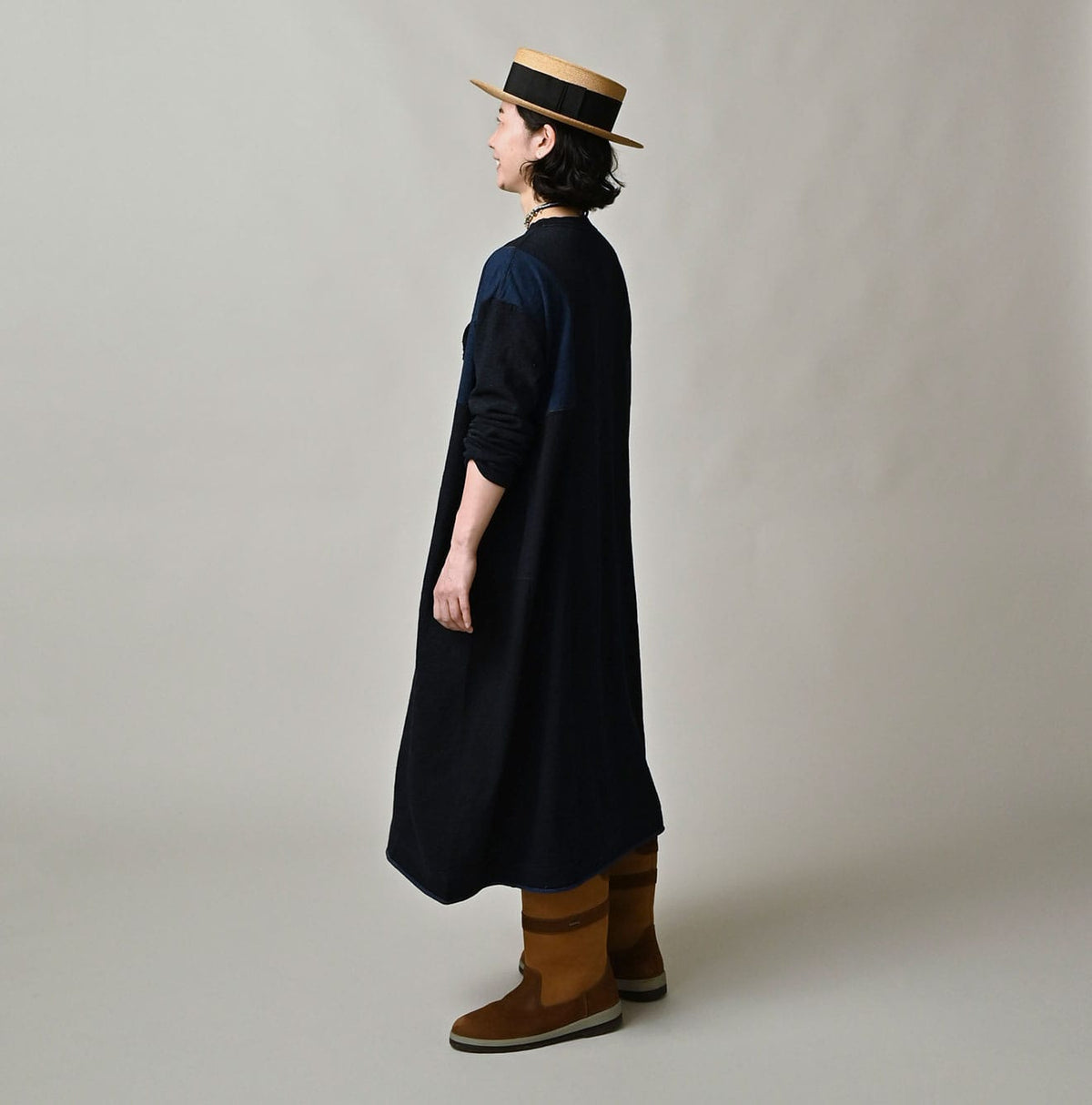 45R Indigo Iroiro Dress