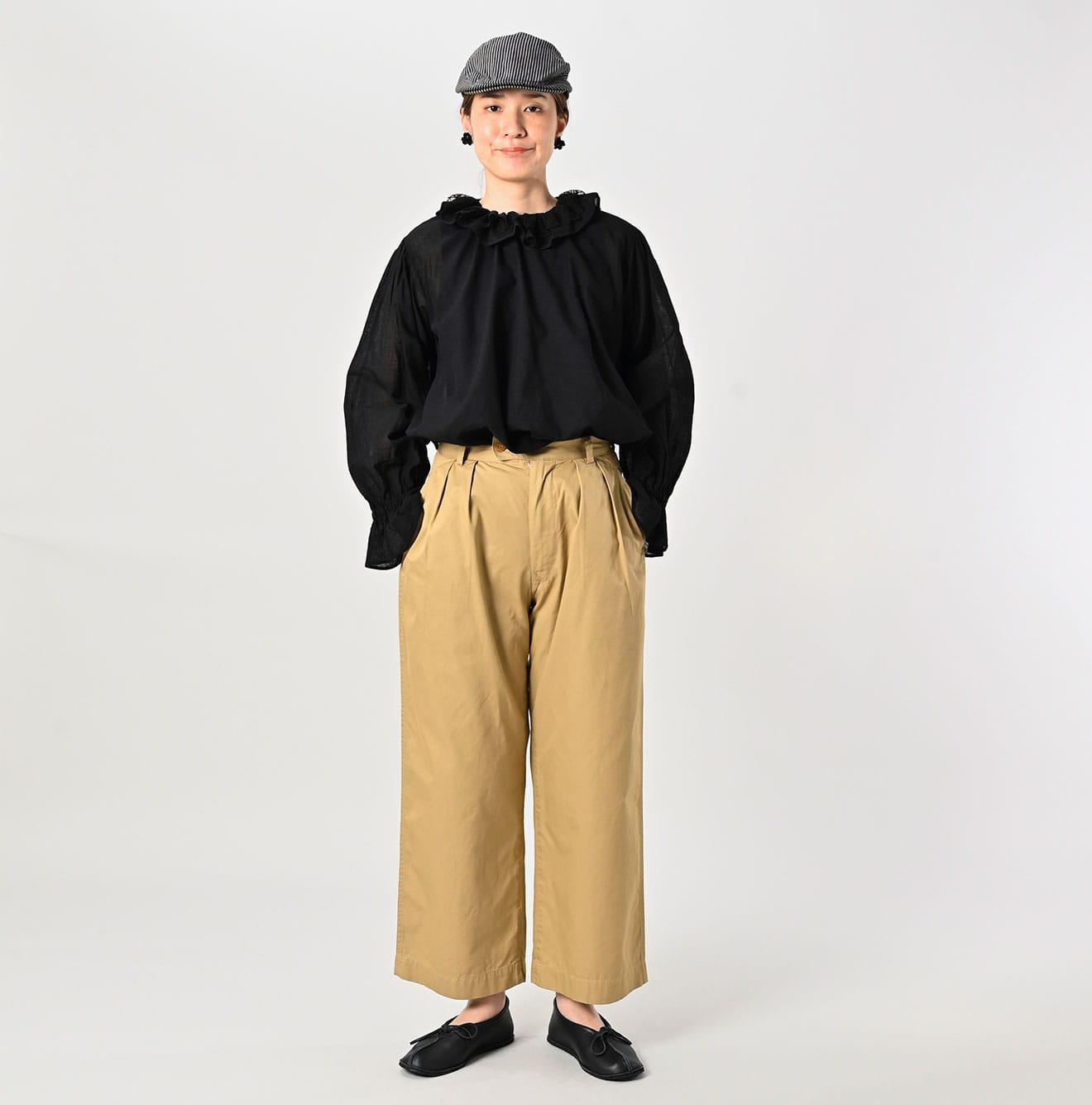 Gabardine Charlotte Baggy Pants (Size 2 & 3) - 45R by 45rpm studio