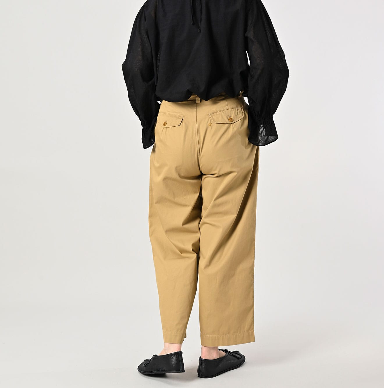 45R Gabardine Charlotte Baggy Pants