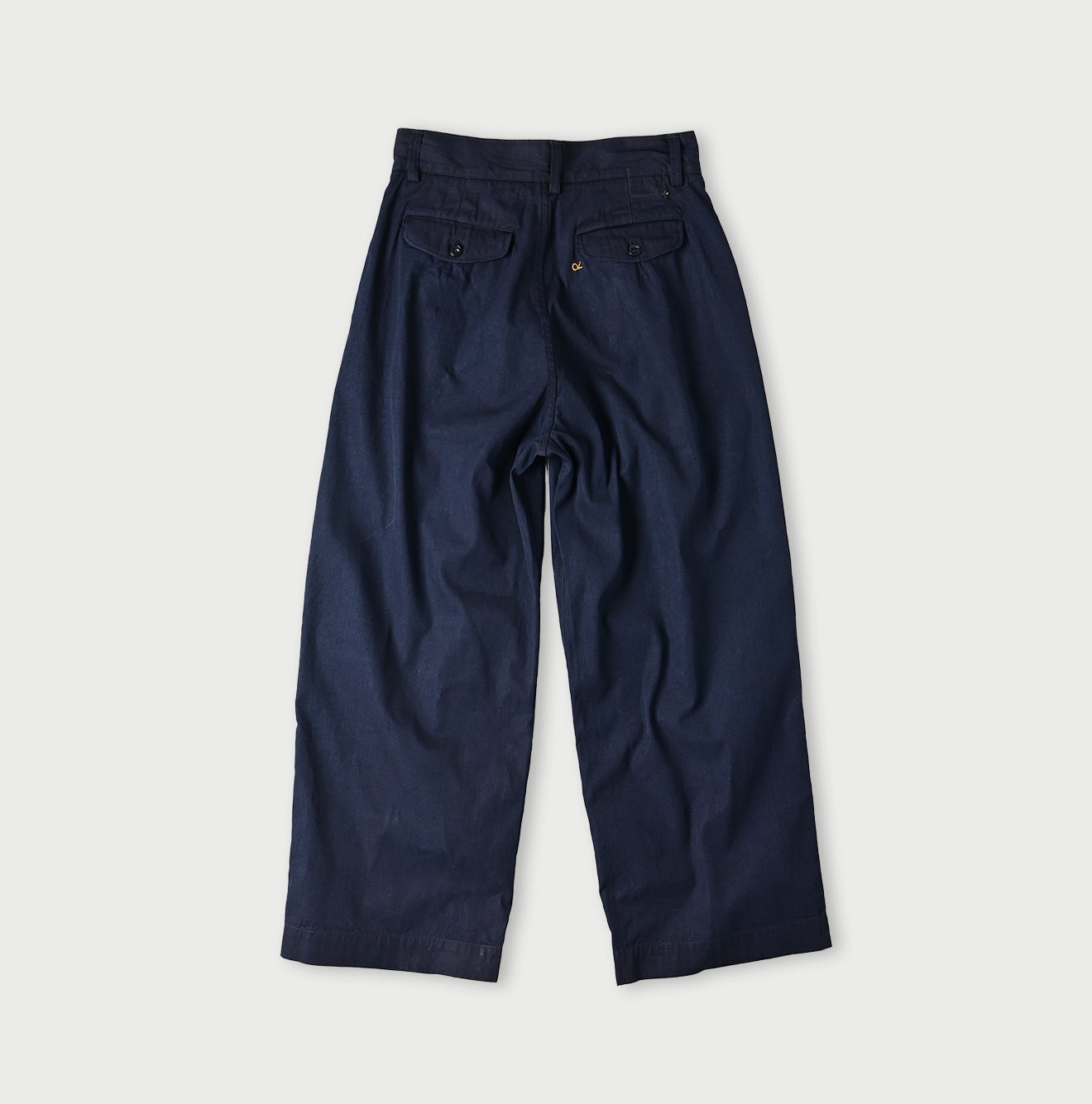 45R Indigo Gabardine Charlotte Baggy Pants