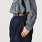 45R Indigo Gabardine Charlotte Baggy Pants