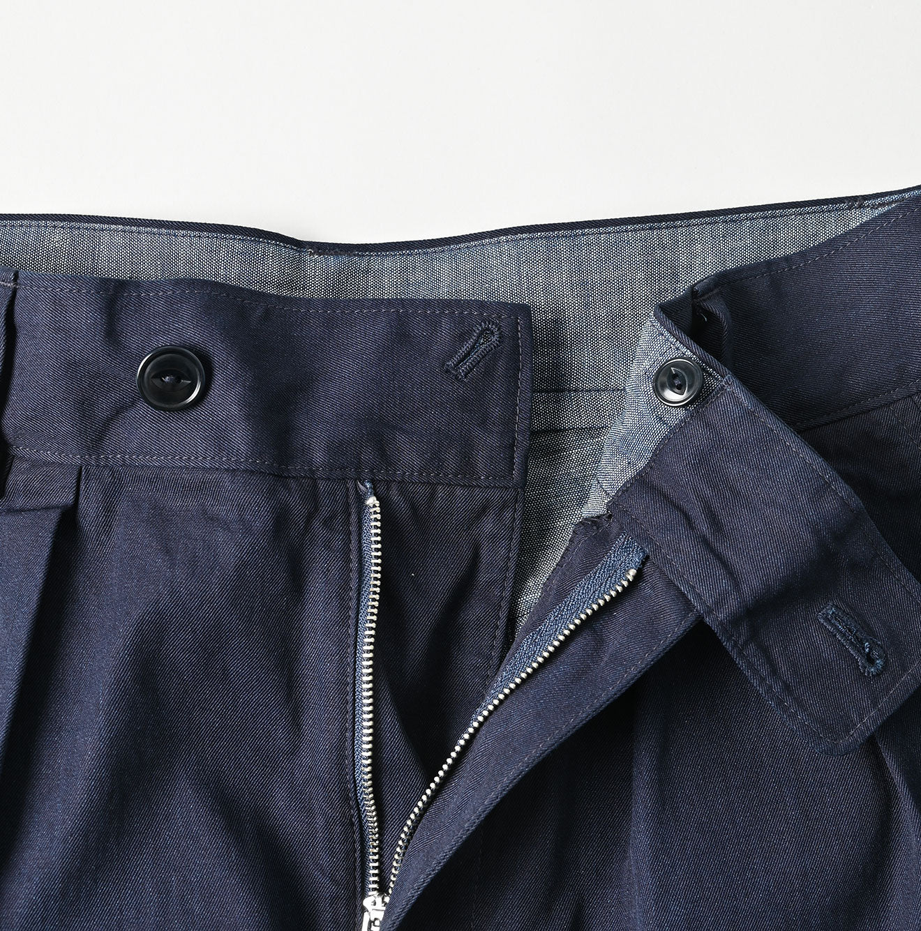 45R Indigo Gabardine Charlotte Baggy Pants