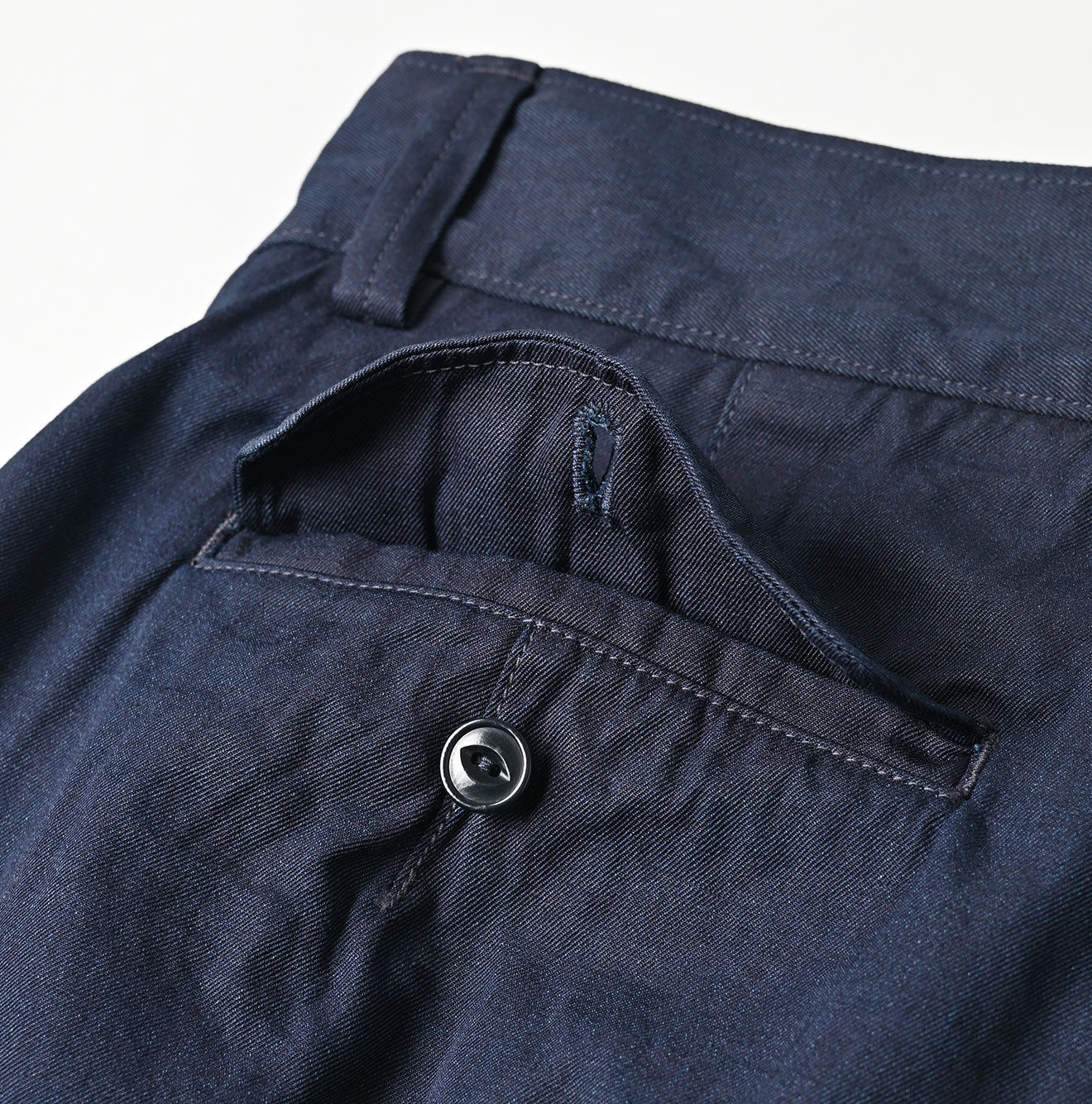 45R Indigo Gabardine Charlotte Baggy Pants