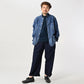 Indigo Gabardine Charlotte Baggy Pants (Size 2) - 45R by 45rpm studio