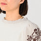 45R Top Cotton Fleece Flower Embroidery Puff Sweat