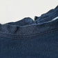 45R Indigo Cotton Fleece Flower Embroidery Puff Sweat