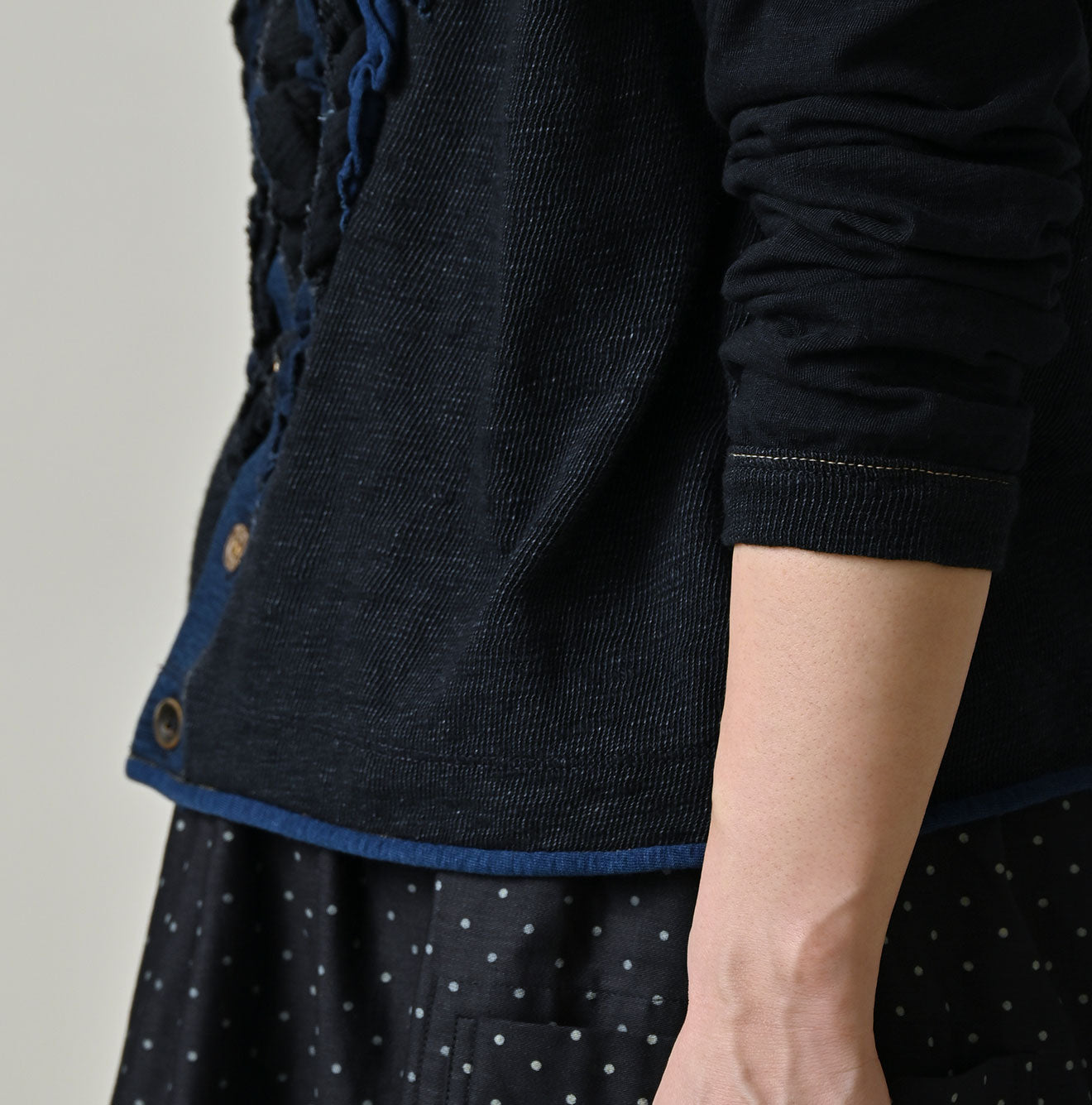 45R Indigo Iroiro Cardigan