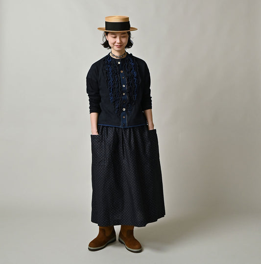 45R Indigo Iroiro Cardigan