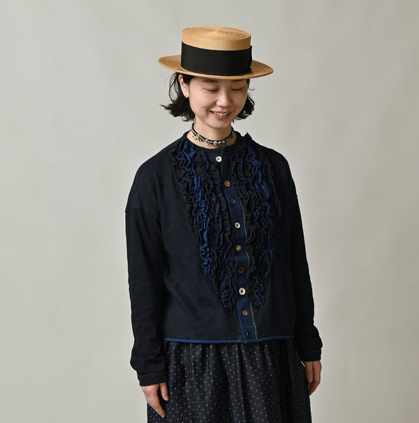45R Indigo Iroiro Cardigan