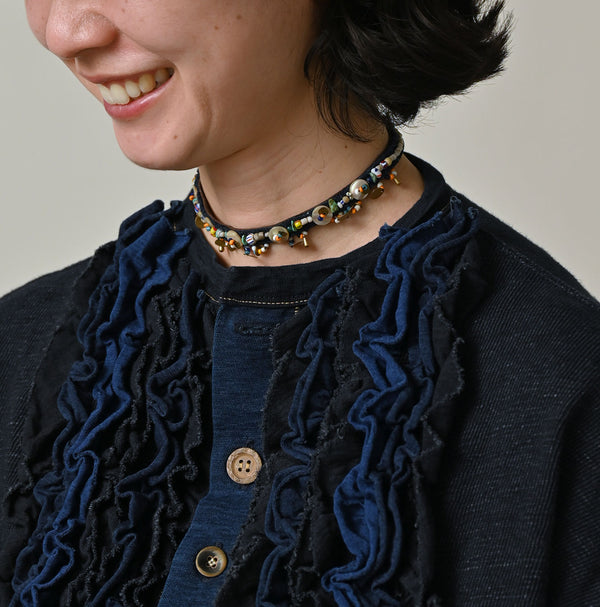 45R Indigo Iroiro Cardigan