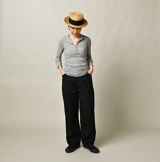 45R Toton Teleco Henley T-shirt (Top-dyed)