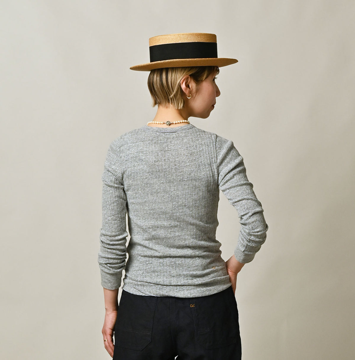 45R Toton Teleco Henley T-shirt (Top-dyed)