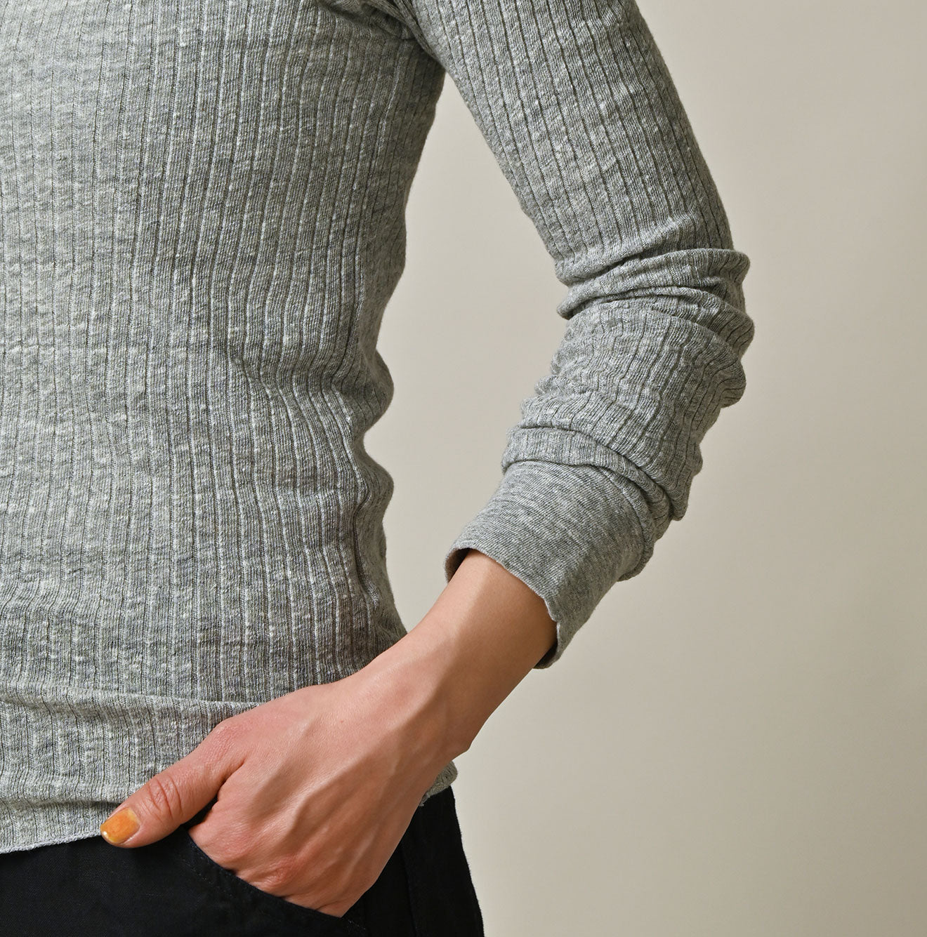 45R Toton Teleco Henley T-shirt (Top-dyed)