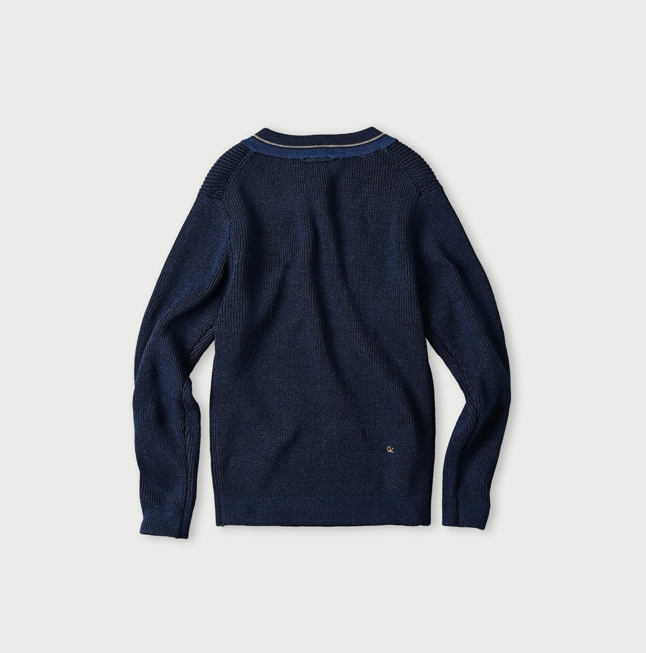 45R Indigo Tilden Knit-sewn Sweater