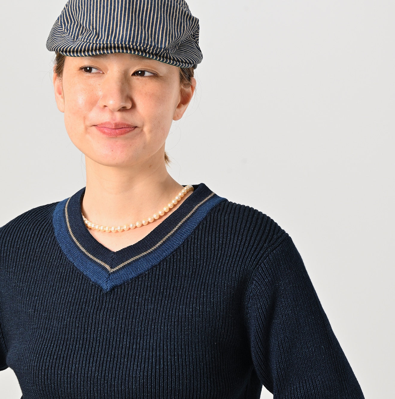 Indigo Tilden Knit-sewn Sweater (Size 2) - 45R by 45rpm studio