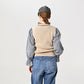 45R Beige Tilden Knit-sewn Vest