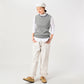 45R Gray Top Tilden Knit-sewn Vest