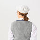 Gray Top Tilden Knit-sewn Vest (Size 2) - 45R by 45rpm studio