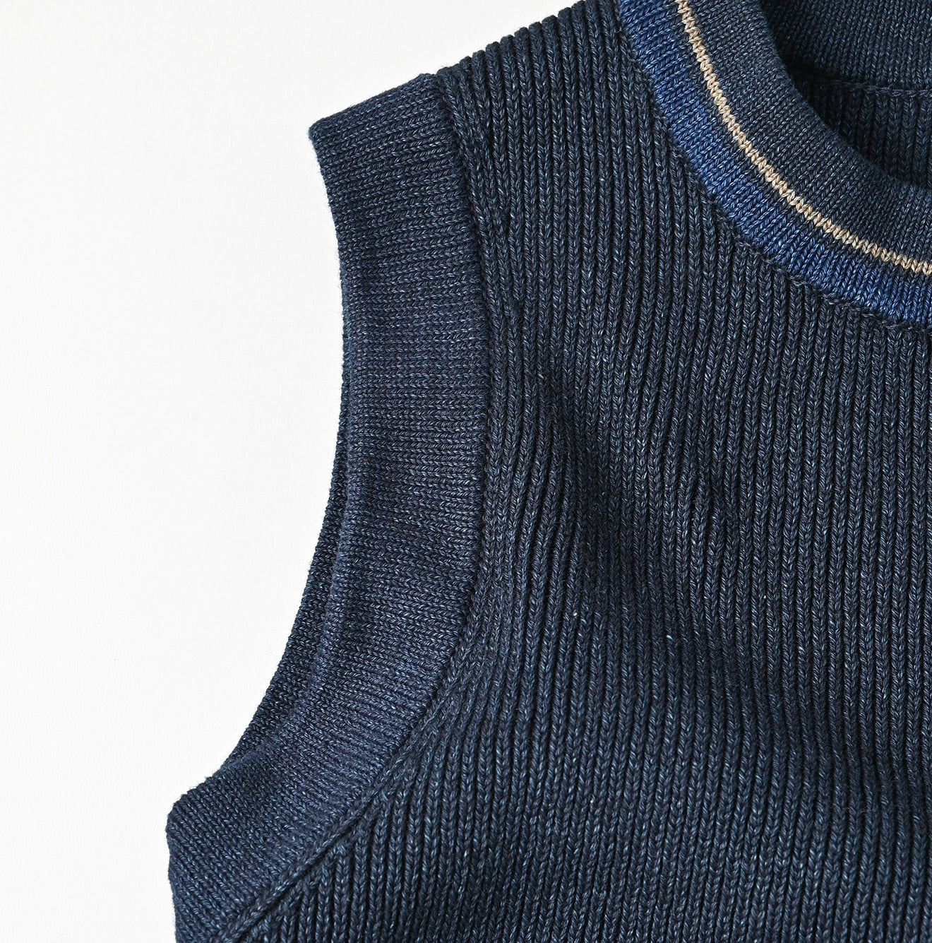 45R Indigo Tilden Knit-sewn Vest